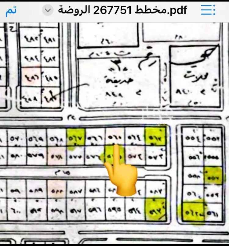 أرض للبيع في شارع الروضه 217, حي الروضة, مدينة الغزالة - الروضه, منطقة حائل صورة 2