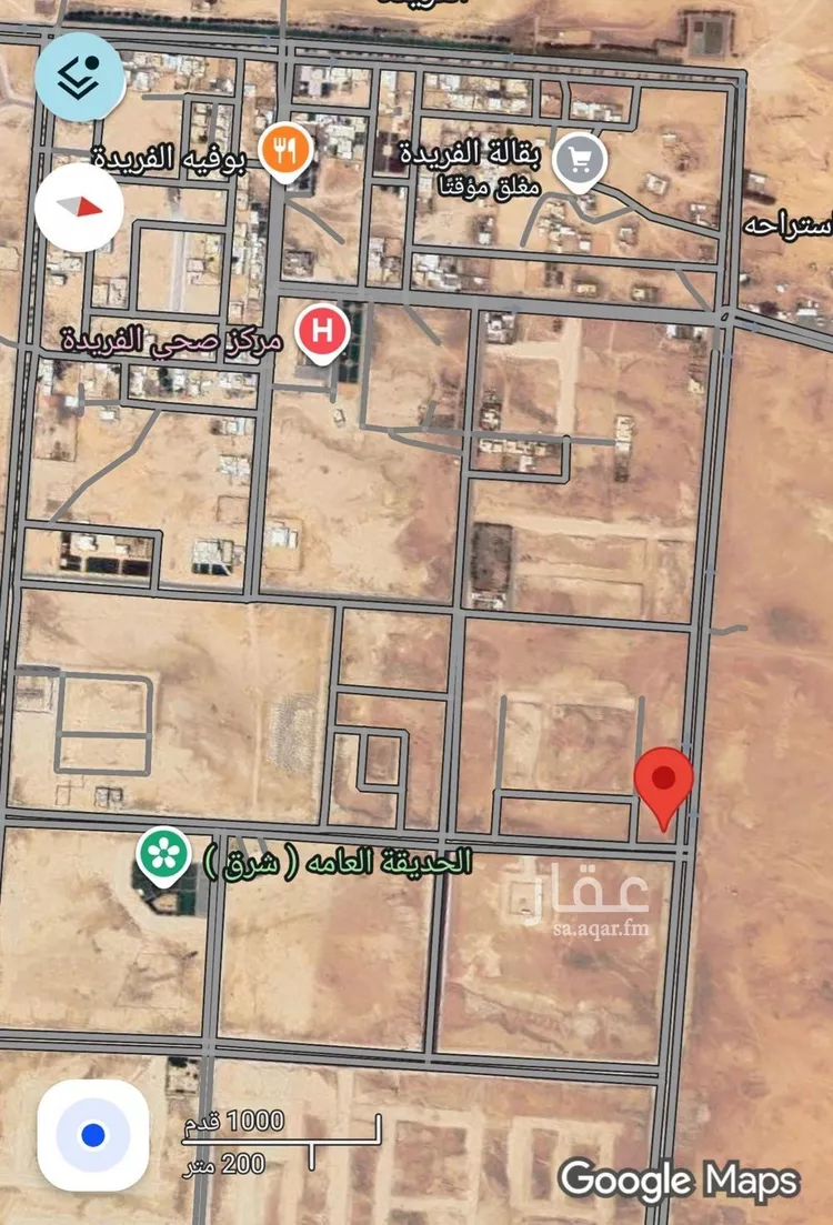 أرض للبيع في شارع داخلي , حي الفريده, مدينة الفريده, المنطقة الشرقية