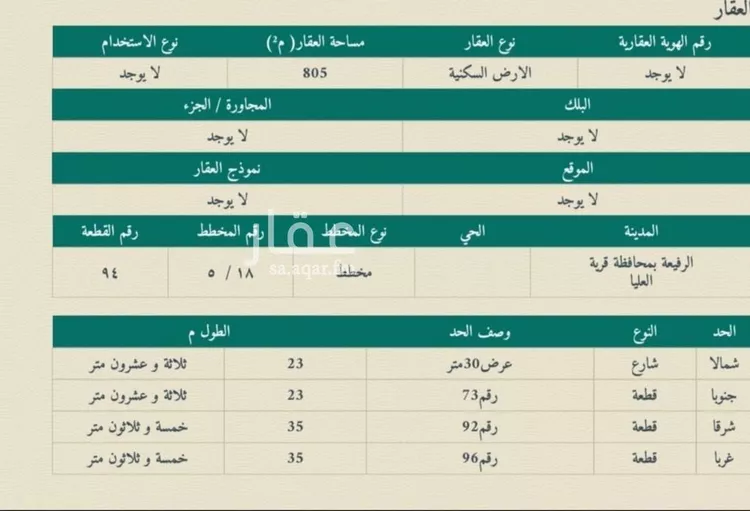 Land for Sale in Nairyah Al Faisaliah صورة 2