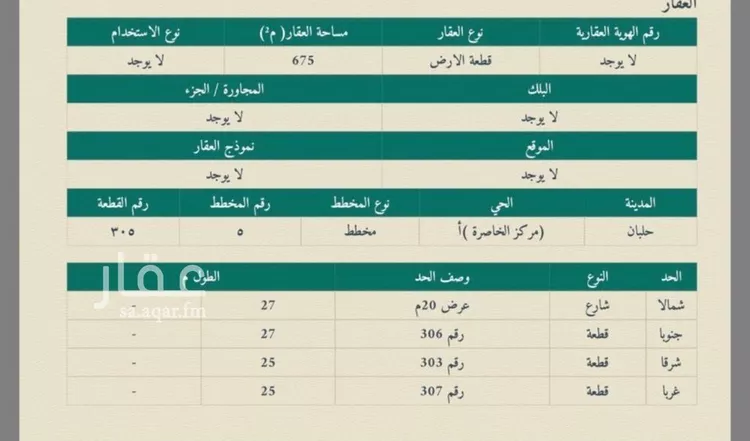 أرض للبيع في شارع داخلي , حي الورود, مدينة الخاصرة, منطقة الرياض صورة 2
