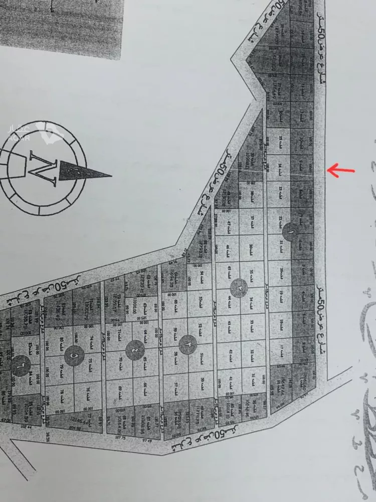 أرض للبيع في شارع داخل , حي الخلايق (الخلايق الشرقيه والغربيه), مدينة الخلايق (الخلايق الشرقيه والغربيه) 2