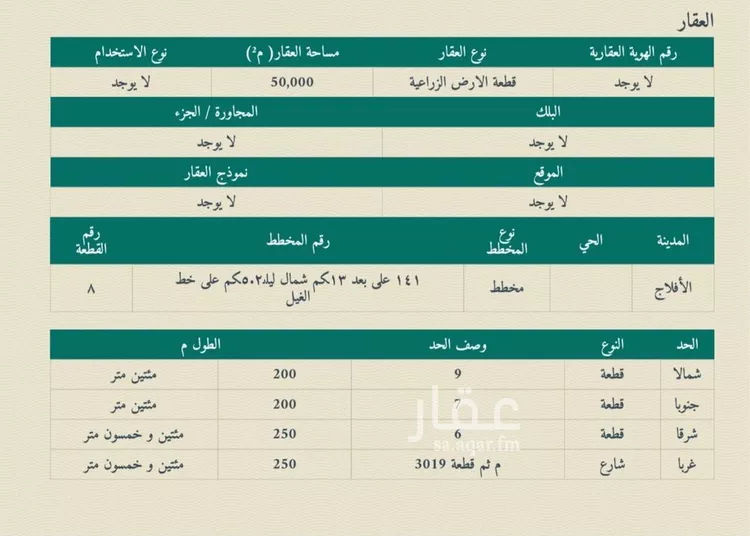 أرض للبيع في شارع داخلي , حي مكميه, مدينة مكميه, منطقة الرياض صورة 2