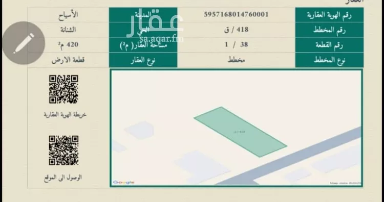 أرض للبيع في شارع احمد زكي, حي الشنانة, مدينة طريف, منطقة القصيم صورة 3