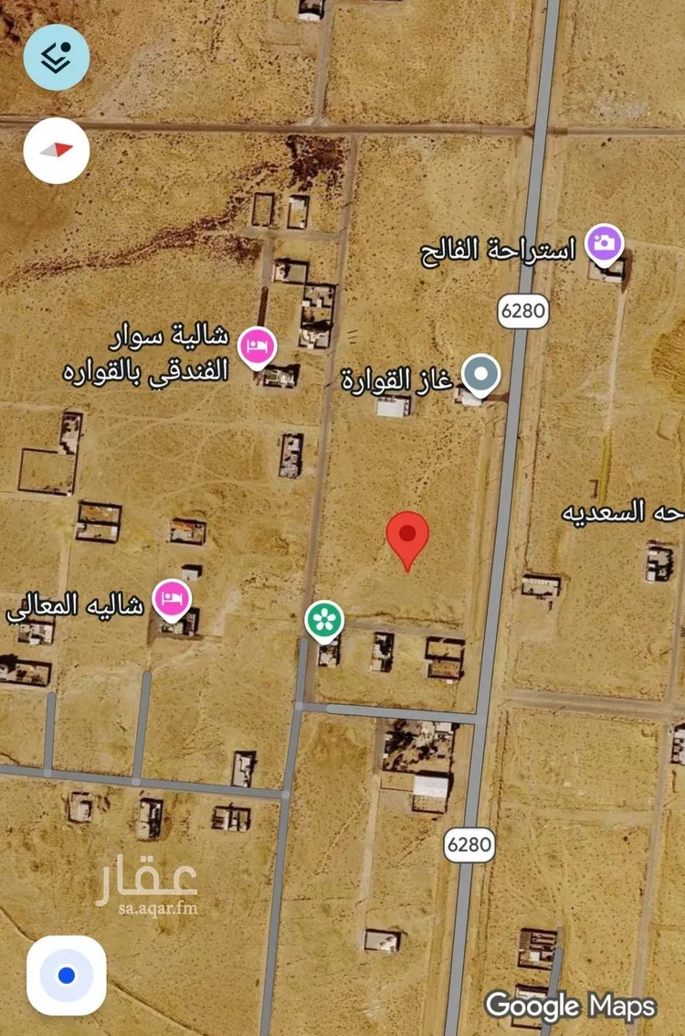 أرض للبيع في شارع داخلي , حي الروضة, مدينة القوارة, منطقة القصيم