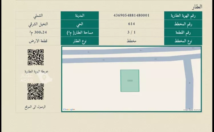 أرض للبيع في شارع داخل , حي النخيل الشرقي, مدينة الشملى, منطقة حائل 3