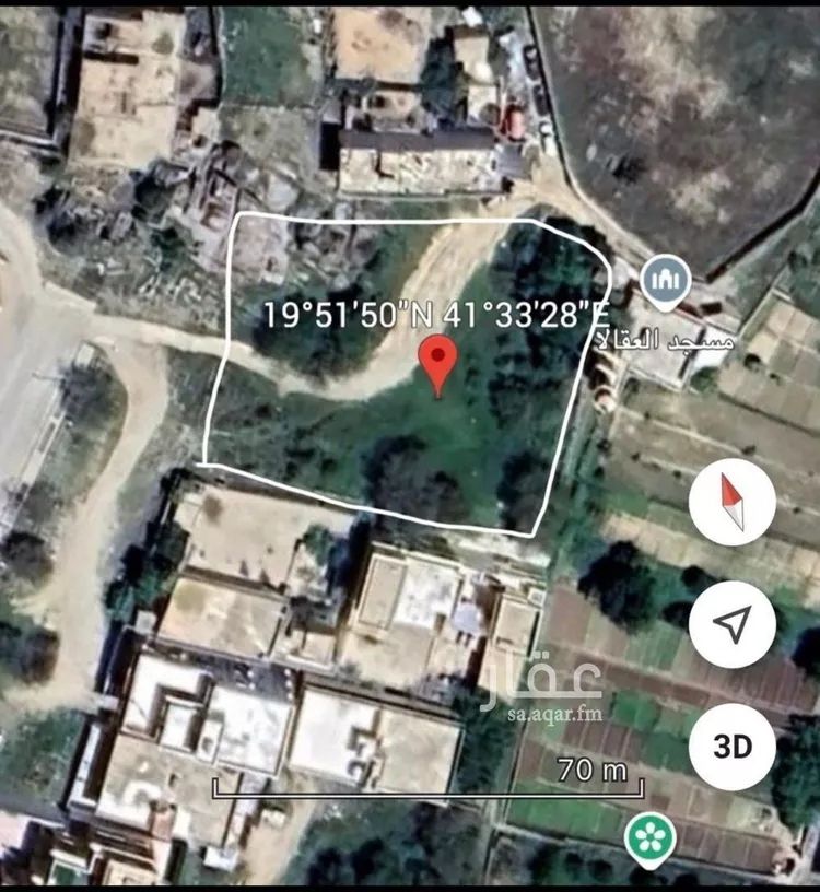 أرض للبيع في شارع داخلي , حي الرائد, مدينة بلجرشى, منطقة الباحة صورة 2
