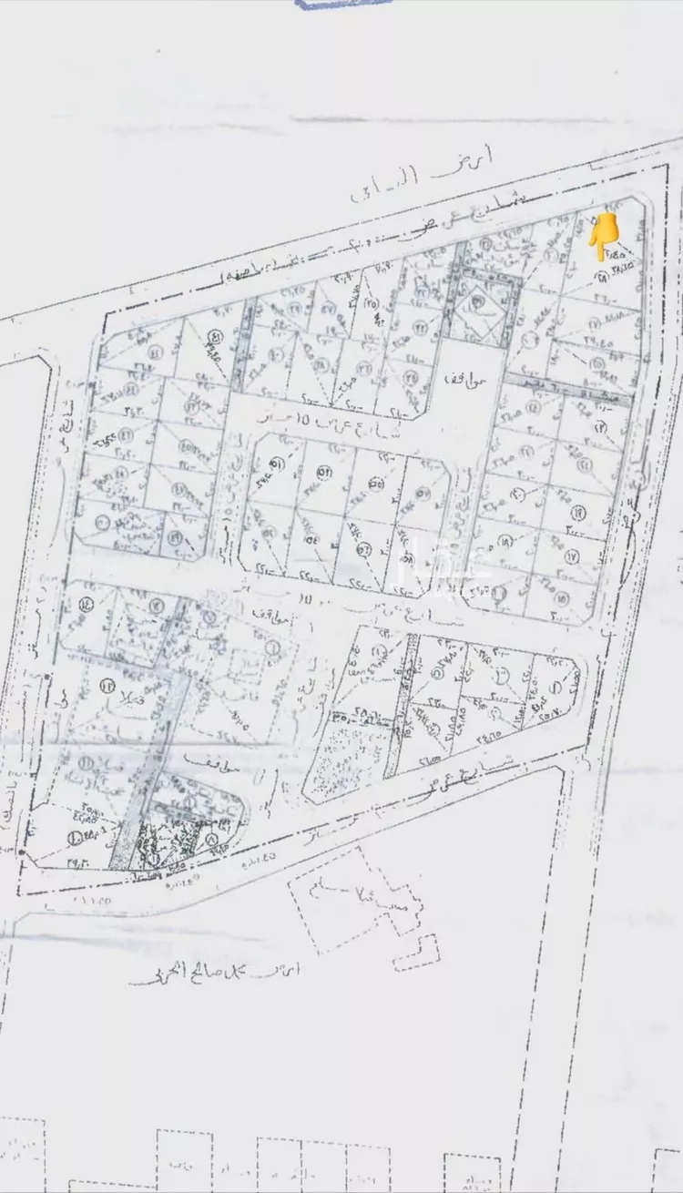 أرض للبيع في شارع داخلي, حي القرين, مدينة القرين, منطقة القصيم صورة 3