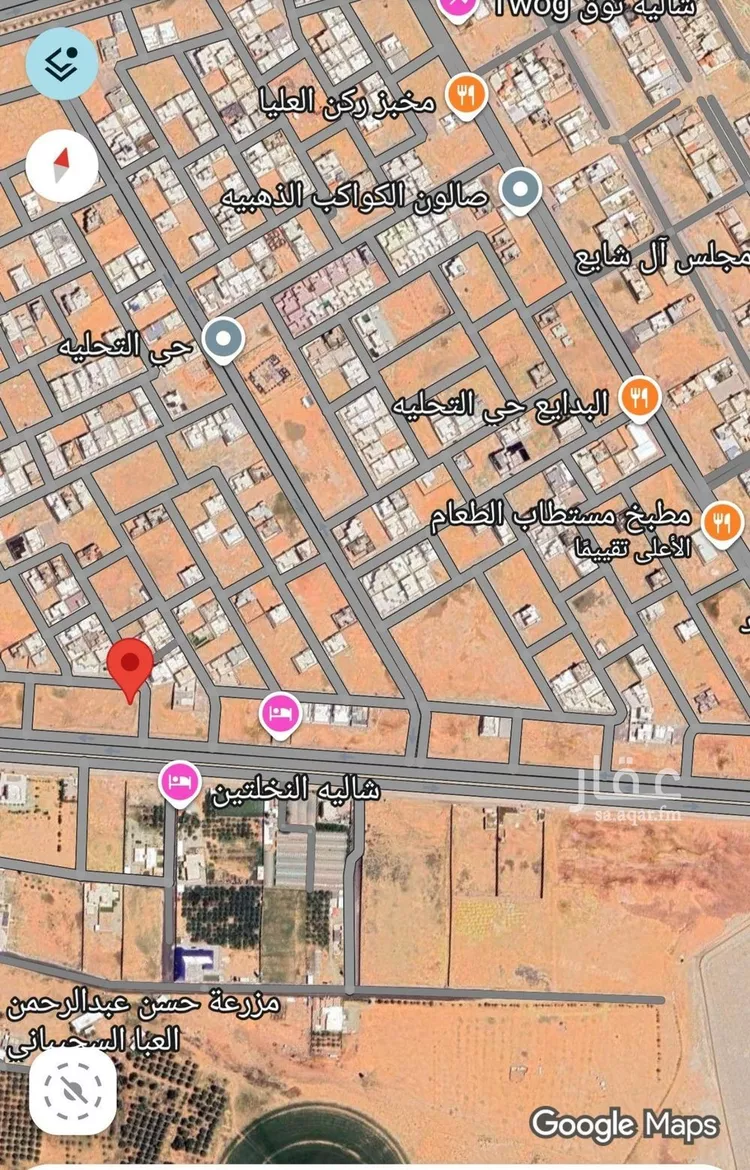 أرض للبيع في شارع داخلي , حي القادسية, مدينة البدائع, منطقة القصيم