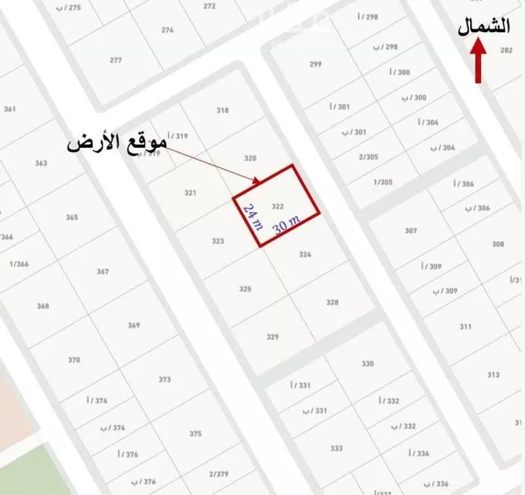 أرض للبيع في شارع عقرباء 156, حي عقرباء, مدينة الجبيلة, منطقة الرياض صورة 3