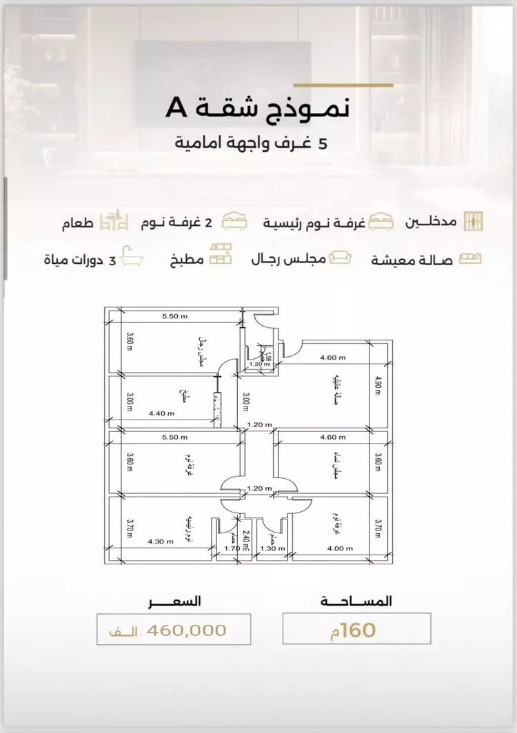 شقة للبيع في شارع نفوز قنفيذه, حي النزهة, مدينة جدة, منطقة مكة المكرمة صورة 3