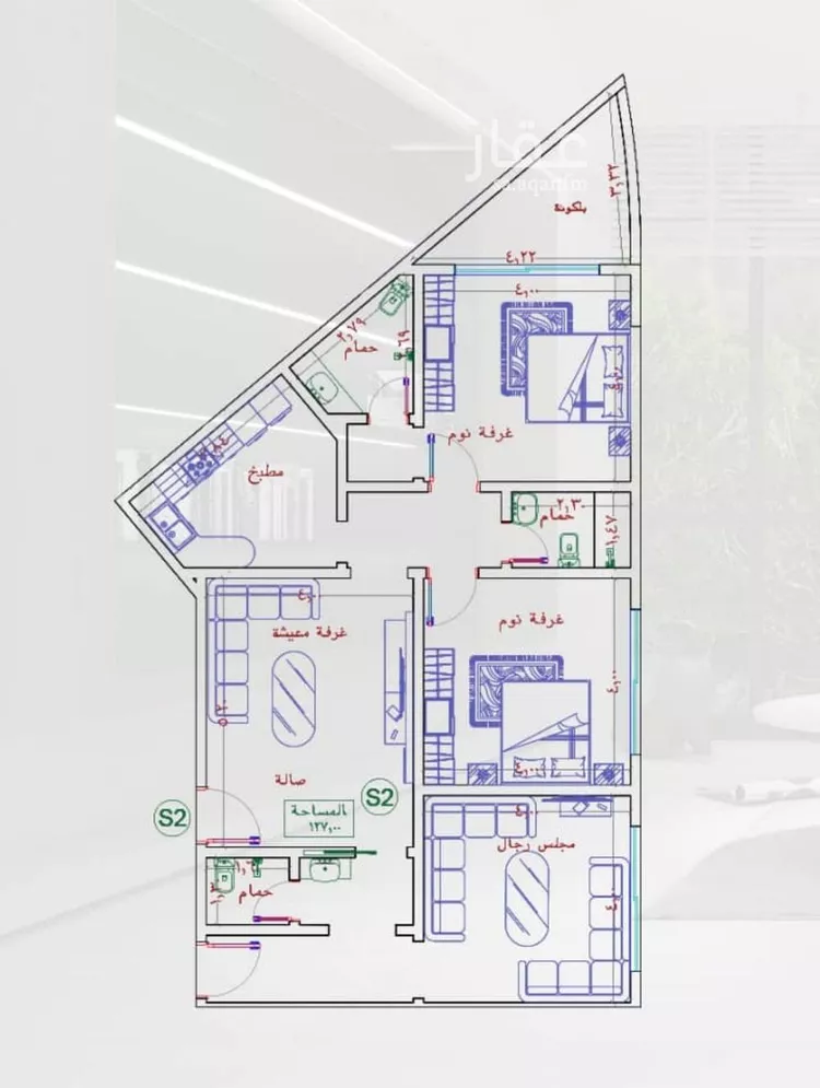 شقة للبيع في شارع الصفار, حي الجامعة, مدينة جدة, منطقة مكة المكرمة صورة 3