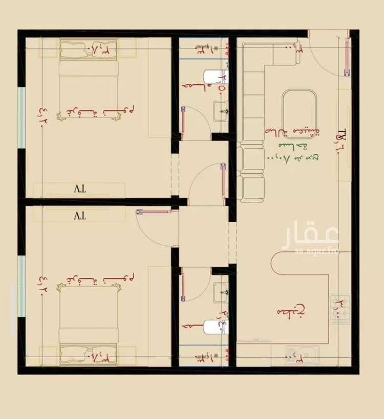 شقة للبيع في شارع نومان, حي النزهة, مدينة جدة, منطقة مكة المكرمة صورة 5