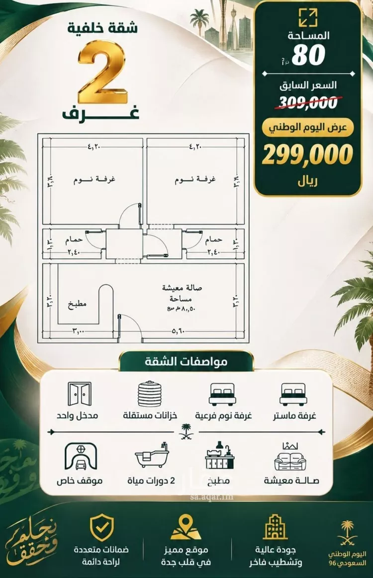 شقة للبيع في شارع طريق الملك فهد فرعي, حي النزهة, مدينة جدة, منطقة مكة المكرمة صورة 4