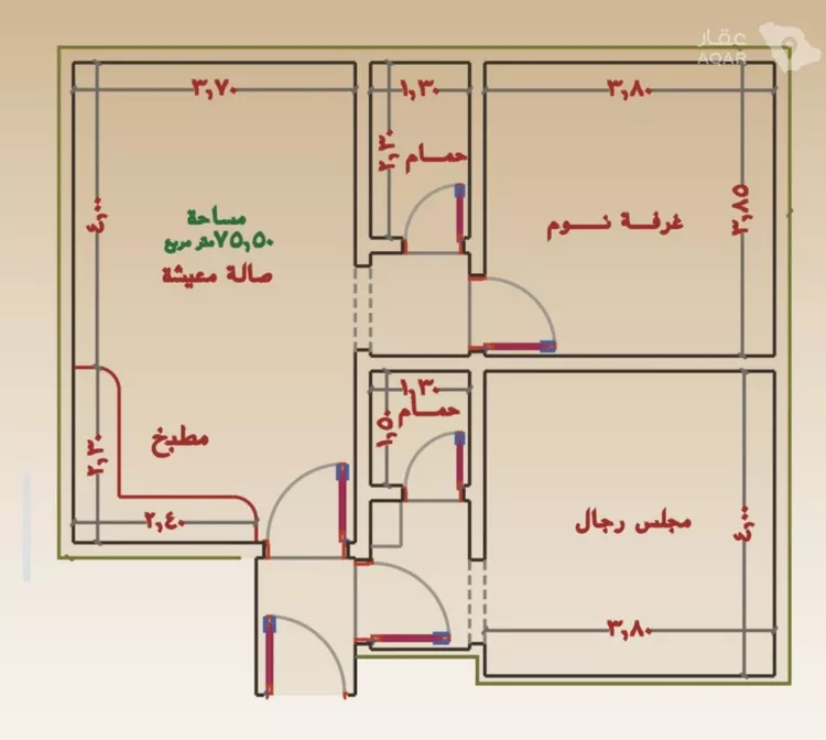 شقة للبيع في شارع قريش, حي البوادي, مدينة جدة, منطقة مكة المكرمة 8
