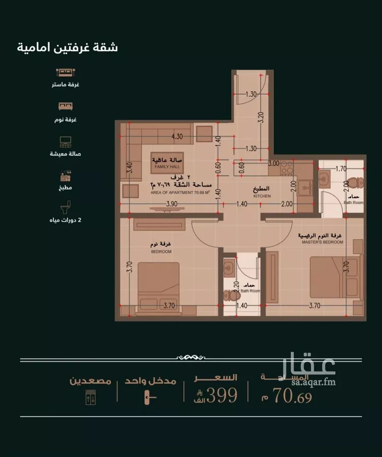 شقة للبيع في شارع ابو كبشة الأنصاري , حي النعيم, مدينة جدة, منطقة مكة المكرمة صورة 3
