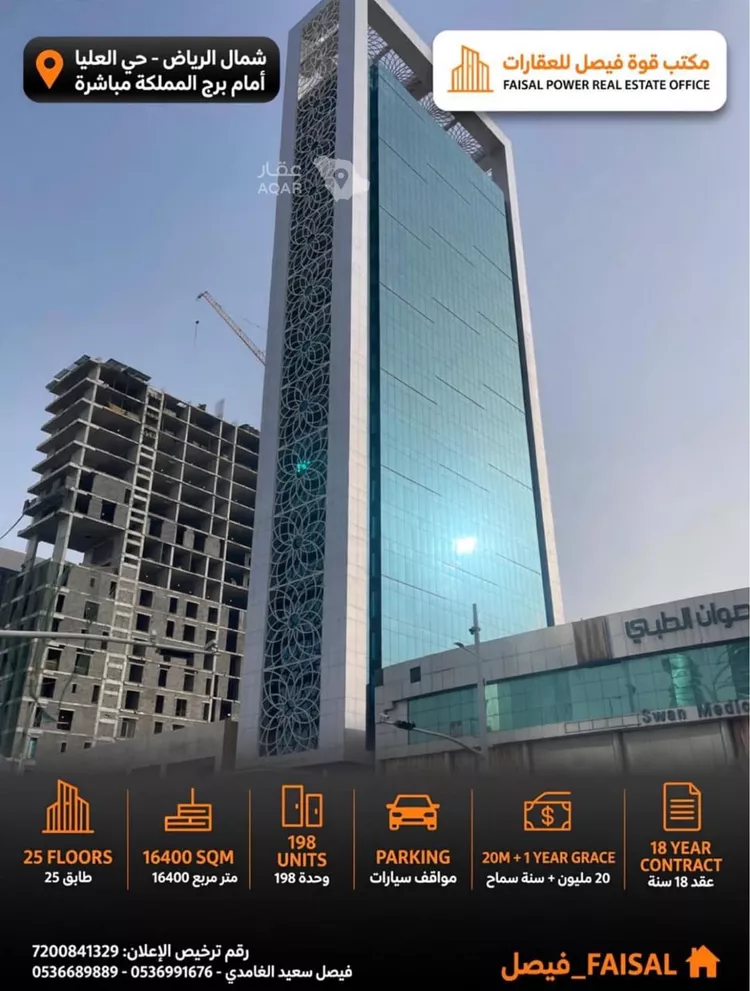 Tower for rent in Riyadh Al Olaya