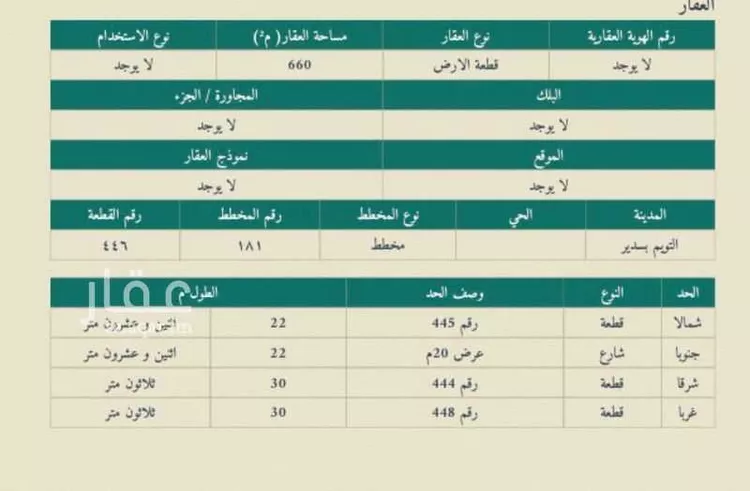 أرض للبيع في شارع المروج 137 ، التويم ، المجمعة