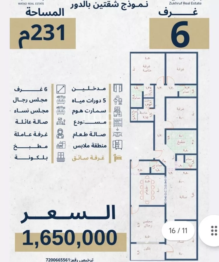 شقة للبيع في شارع الإستطلاع, حي النهضة, مدينة جدة, منطقة مكة المكرمة صورة 4