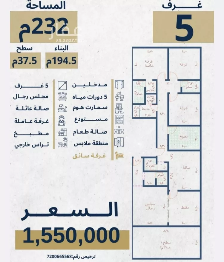 شقة للبيع في شارع الإستطلاع, حي النهضة, مدينة جدة, منطقة مكة المكرمة صورة 3