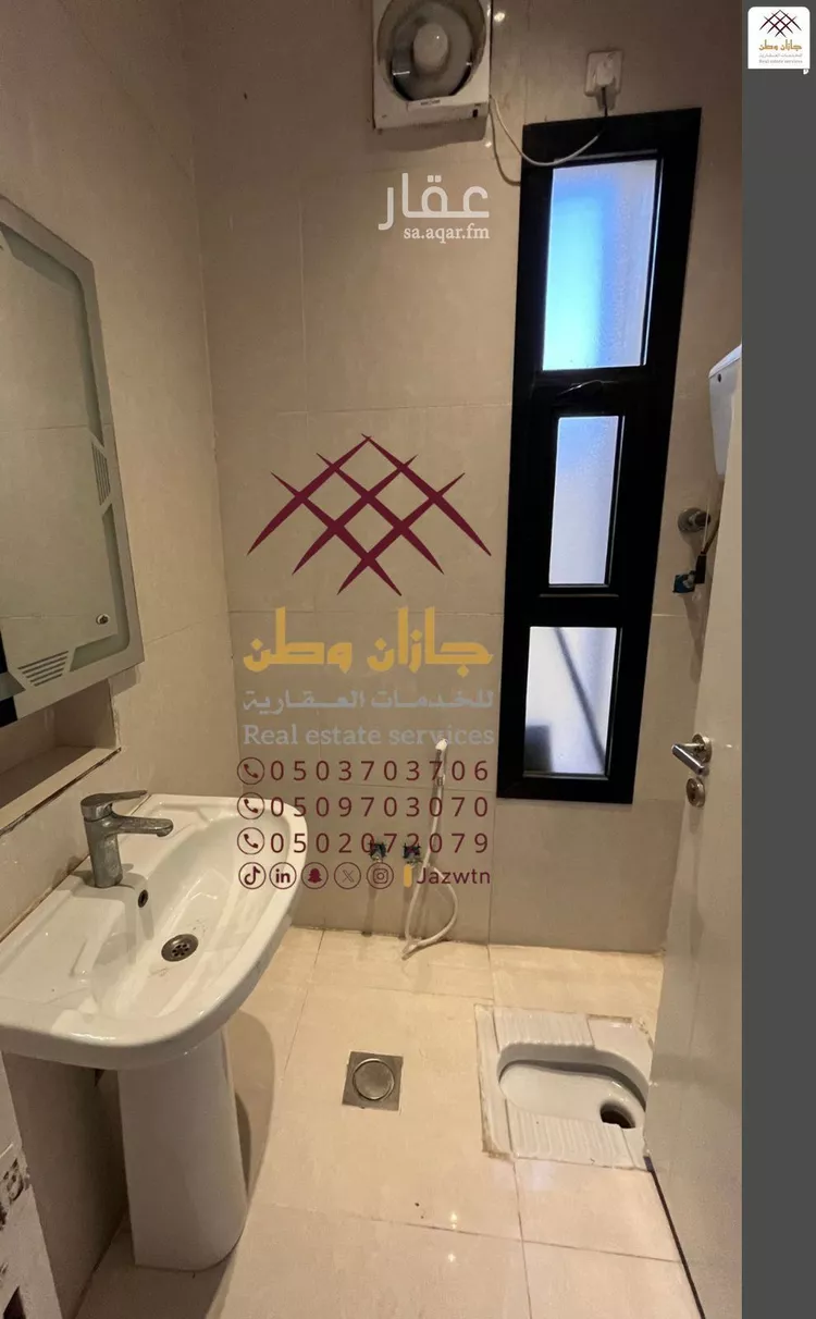 شقة للإيجار في شارع أبو علي القالي, حي الرحاب 2, مدينة جازان, منطقة جازان صورة 5