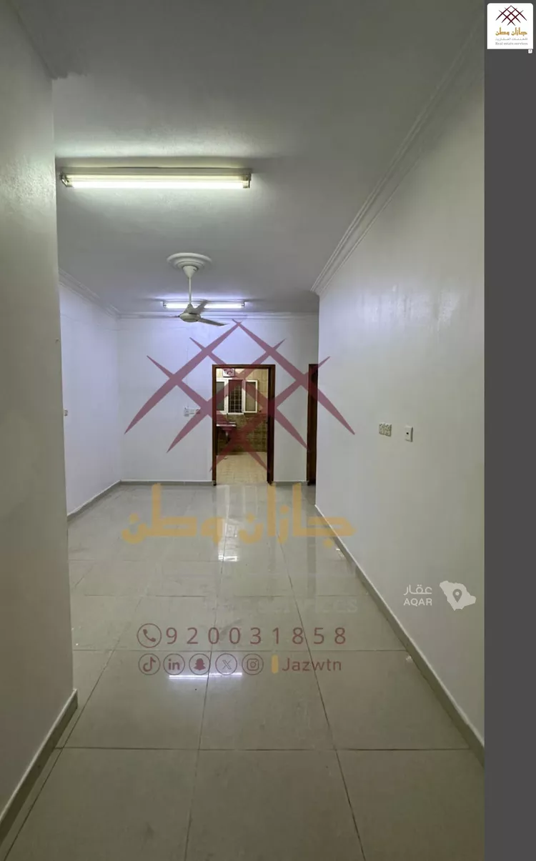 شقة للإيجار في شارع شهيد الدين ثم الوطن حسن يحيى مفرح الجابري, حي المطار, مدينة جازان, منطقة جازان صورة 2