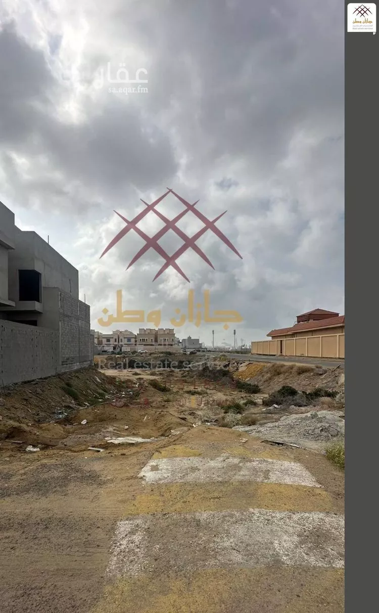 أرض للبيع في شارع احمد هادي محمد حداد, حي المحمدية 1, مدينة جازان, منطقة جازان