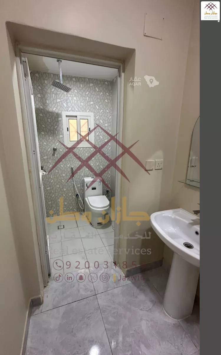 شقة للإيجار في شارع شهيد الدين ثم الوطن علي قالب محمد الشرقي, حي المحمدية 1, مدينة جازان, منطقة جازان 6
