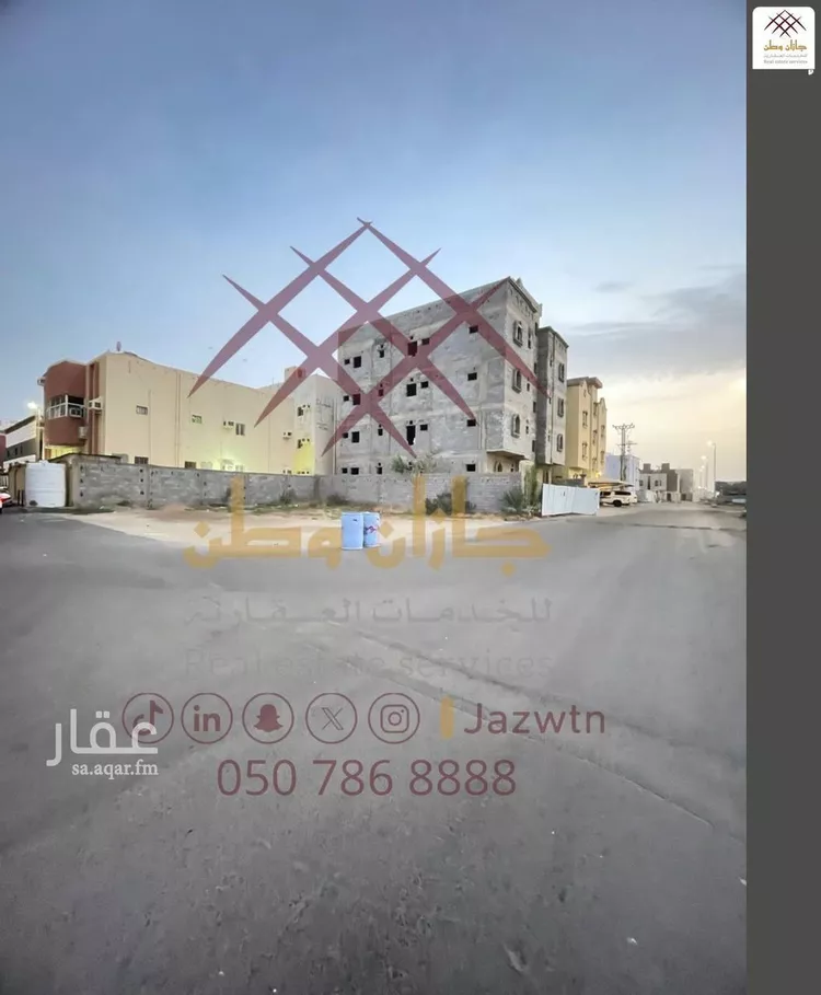 أرض للبيع في شارع انس ابن عباس, حي الروضة, مدينة جازان, منطقة جازان صورة 2