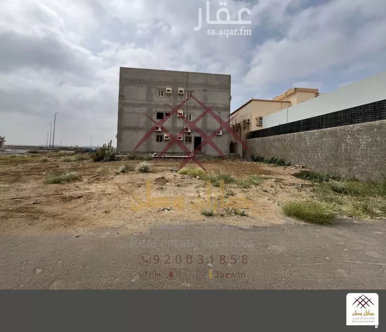 أرض للبيع في شارع أسد بن خويلد, حي الروضة, مدينة جازان, منطقة جازان صورة 4