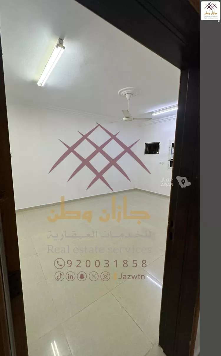 شقة للإيجار في شارع شهيد الدين ثم الوطن حسن يحيى مفرح الجابري, حي المطار, مدينة جازان, منطقة جازان صورة 5