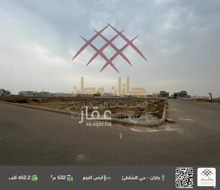 أرض للبيع في شارع المحمدية 1 3, حي المحمدية 1, مدينة جازان, منطقة جازان
