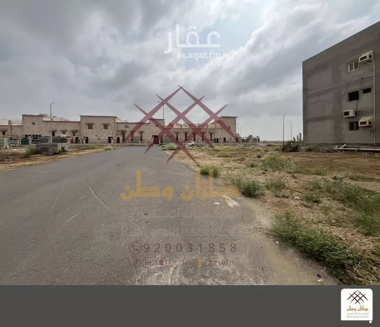 أرض للبيع في شارع أسد بن خويلد, حي الروضة, مدينة جازان, منطقة جازان صورة 3