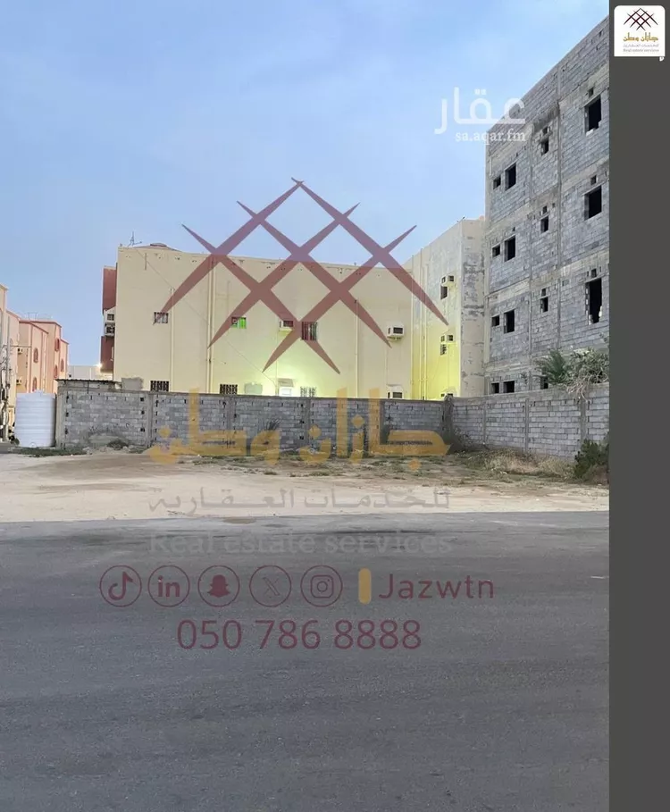 أرض للبيع في شارع انس ابن عباس, حي الروضة, مدينة جازان, منطقة جازان صورة 4