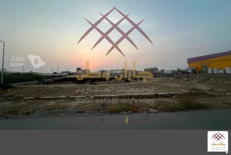 أرض للبيع في شارع جابر ابن سفيان, حي النسيم, مدينة جازان, منطقة جازان