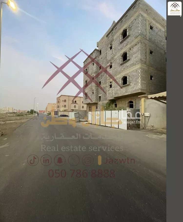 عمارة للبيع في شارع انس ابن عباس, حي الروضة, مدينة جازان, منطقة جازان صورة 2