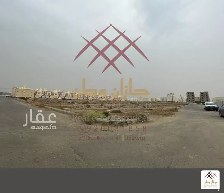 أرض للبيع في شارع 177 ح, حي المحمدية 1, مدينة جازان, منطقة جازان صورة 3