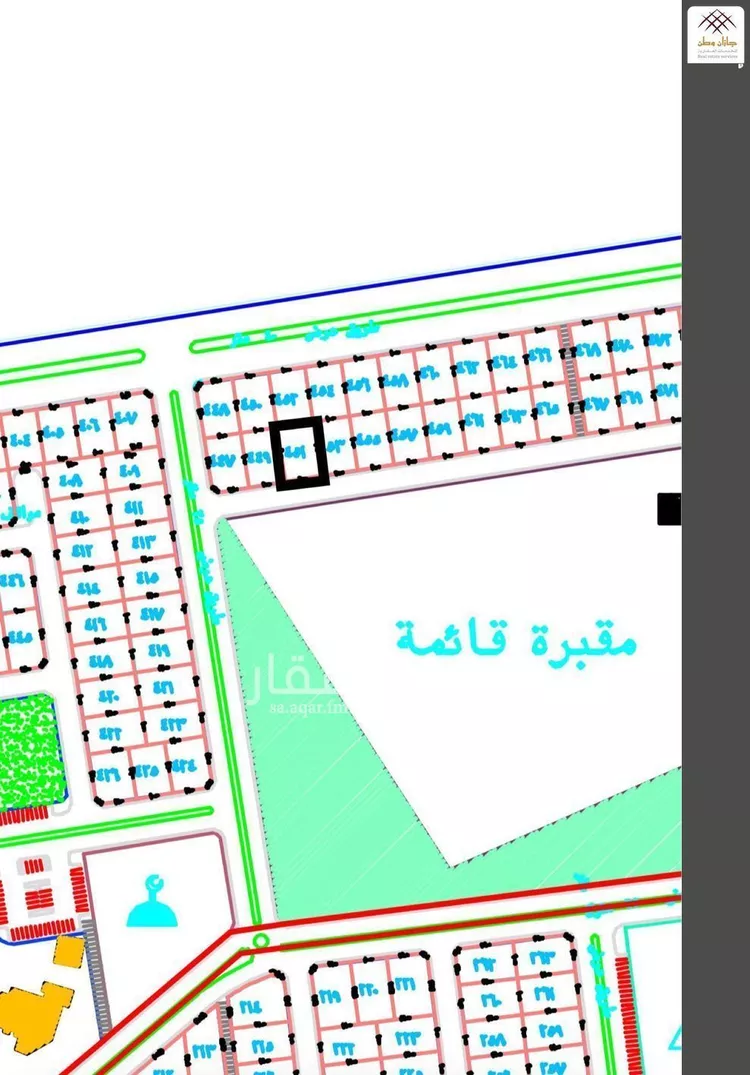 أرض للبيع في حي الروابي, مدينة جازان, منطقة جازان