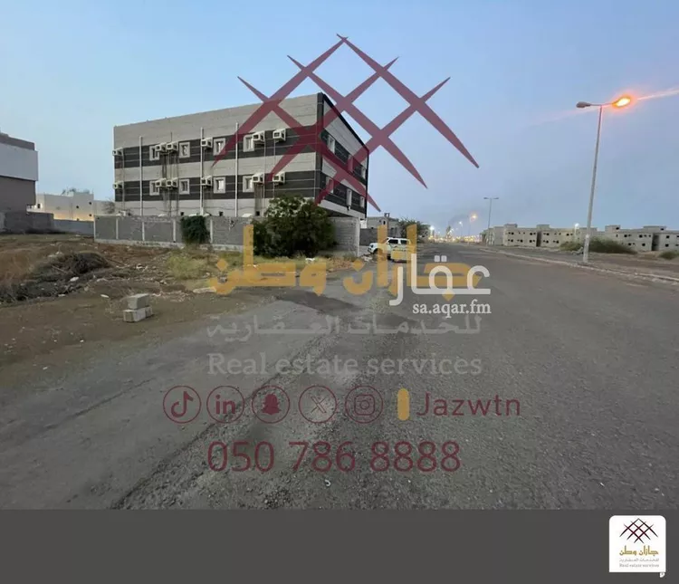 أرض للبيع في شارع مصاول, حي النور, مدينة جازان, منطقة جازان صورة 2