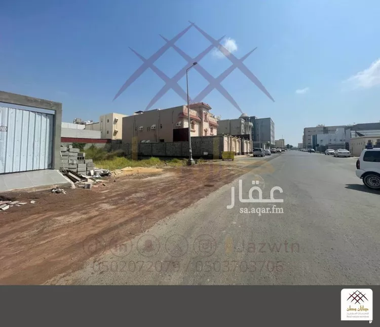 أرض للبيع في شارع العز بن عبدالسلام, حي السويس 1, مدينة جازان, منطقة جازان صورة 2