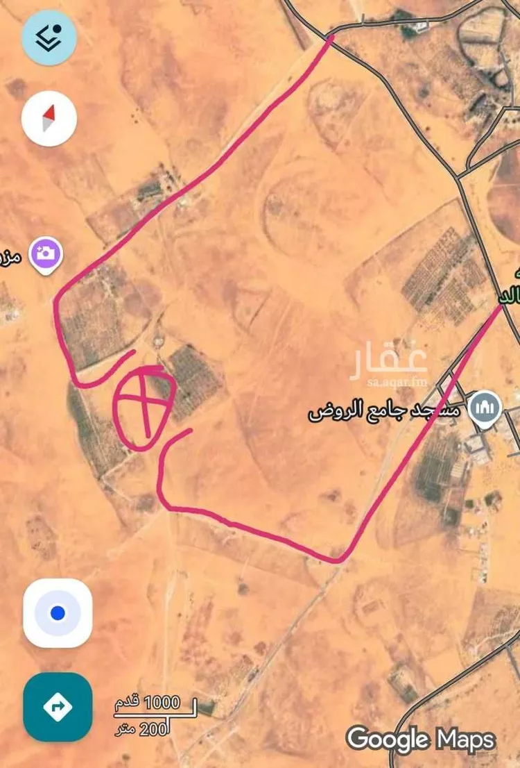 أرض للإيجار في مدينة الغماس, منطقة القصيم صورة 4