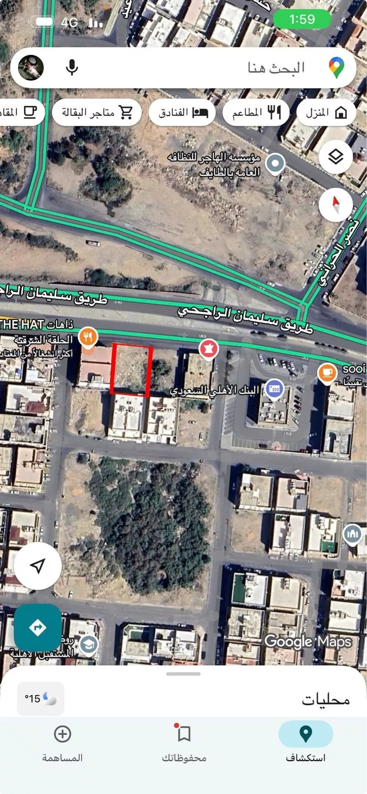 أرض للإيجار في شارع شارع الشيخ سليمان الراجحي, حي الصيانة, مدينة الطائف, منطقة مكة المكرمة