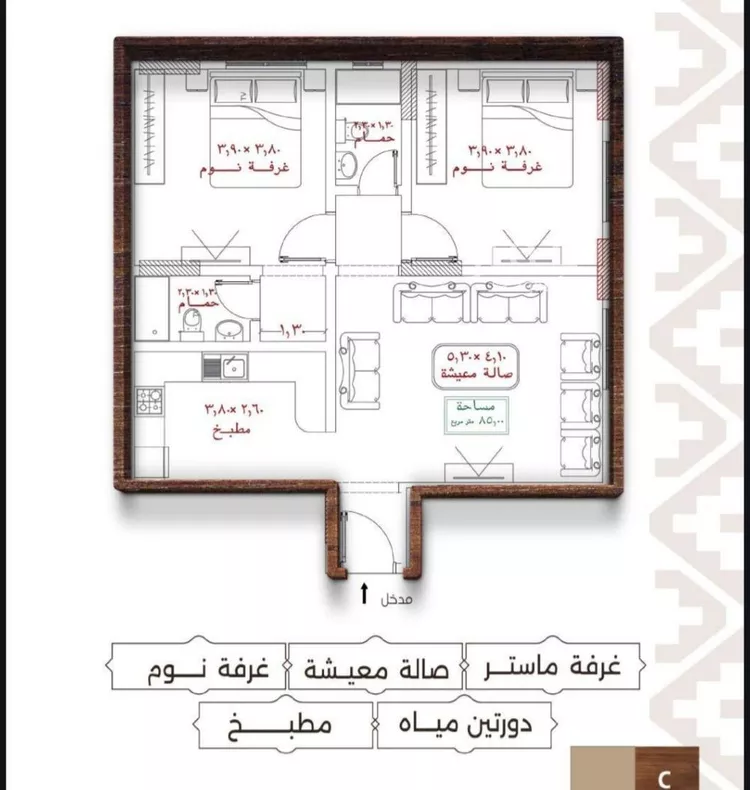 شقة للبيع في شارع اسيد بن الاخنس, حي النعيم, مدينة جدة, منطقة مكة المكرمة صورة 2