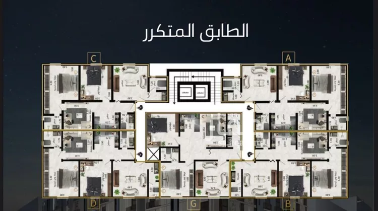 شقة للبيع في شارع الواحة, حي الواحة, مدينة جدة, منطقة مكة المكرمة صورة 2