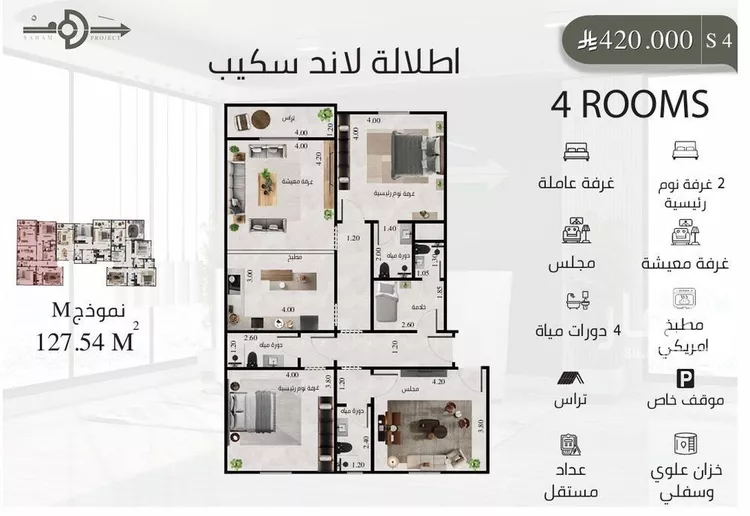 شقة للبيع في شارع عبدالبديع ابن عمر اليافي, حي الفيحاء, مدينة جدة, منطقة مكة المكرمة