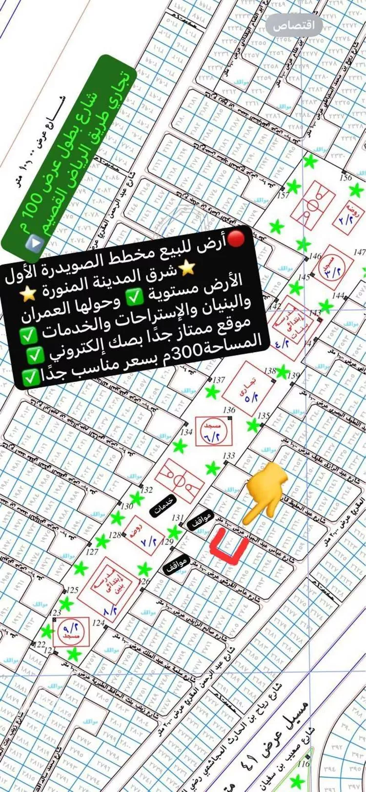 أرض للبيع في حي الصويدرة, مدينة المدينة المنورة, منطقة المدينة المنورة صورة 5