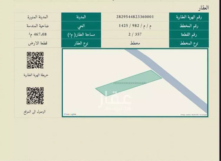 أرض للبيع في شارع شارع صالح بن عباس, حي المندسة, مدينة المدينة المنورة, منطقة المدينة المنورة 6