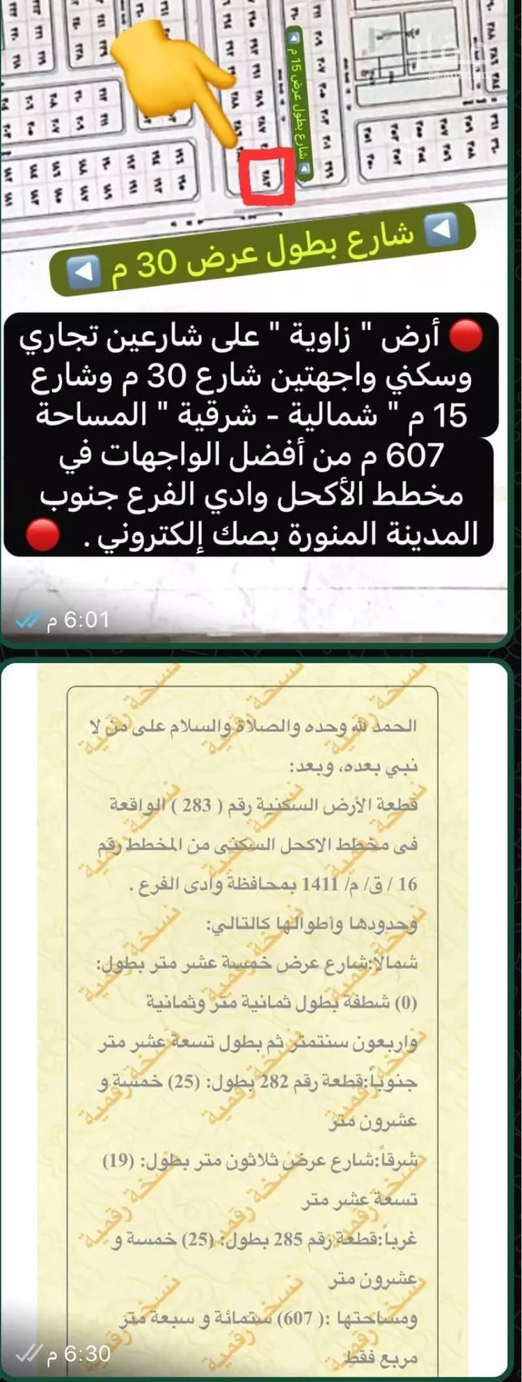 أرض للبيع في مدينة المثلث ومركز المرور, منطقة المدينة المنورة صورة 5