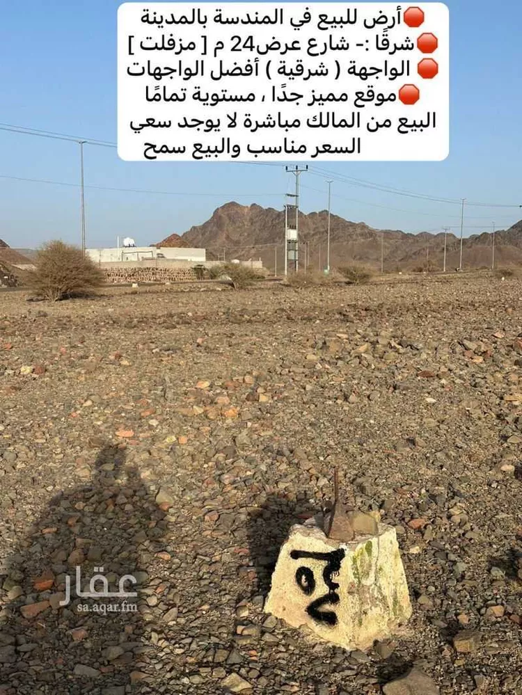 أرض للبيع في شارع شارع صالح بن عباس, حي المندسة, مدينة المدينة المنورة, منطقة المدينة المنورة صورة 2