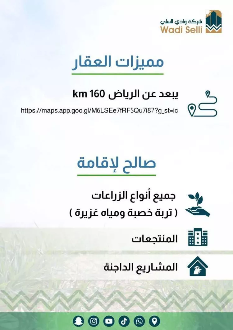 مزرعة للبيع في شارع العقيمي العام, حي مزرعة بن صالح القديمه, مدينة مزرعة بن صالح القديمه, منطقة الرياض صورة 2