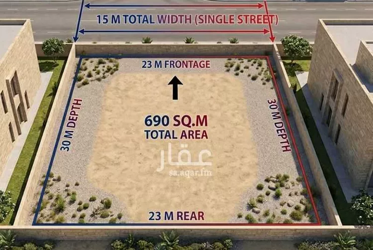 أرض للبيع في شارع سباع بن ثابت, حي البساتين, مدينة جدة, منطقة مكة المكرمة صورة 2